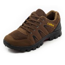 男士登山鞋徒步旅游鞋 透气防滑耐磨户外运动鞋(棕色)