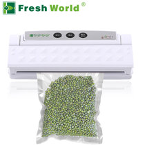 新鲜世界（ Fresh World） TVS-BW 真空保鲜机 包装机食品封口机茶叶密封塑封机全自动抽真空机(白色)