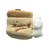 韩国流氓兔(Mashimaro)汽车挂式置物桶(天鹅绒)-米色