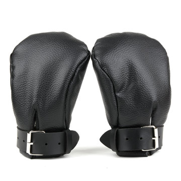 千仓狗奴手套皮革拳套加厚海绵垫手部束缚握拳手套sm调教用品夫妻调情