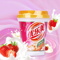 喜之郎 优乐美奶茶80g 香滑奶茶杯装(草莓)