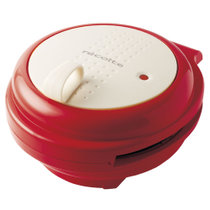 recolte丽克特 日本家用微笑松饼机 多样烤盘双面速热 RSM-1 复古红