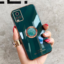 vivos7手机壳套 VIVO S7保护套V2020A电镀硅胶软壳包边防摔简约潮时钟支架外壳(图9)