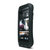 酷玛特（COOMAST）HTC T6三防壳 三防保护壳 金属壳钢化玻璃膜防暴壳 小蛮腰(黑色)