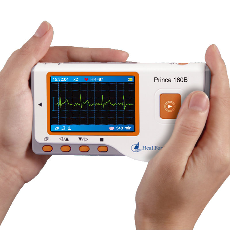 力康爱心宝快速心电检测仪prince 180b心电仪测心率心脏智能监护