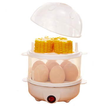 酷迪熊 多功能蒸蛋器家用煮蛋器迷你早餐自动断电pa-615