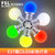 FSL佛山照明 LED灯泡E27螺口1.2W红光蓝光绿光黄光球泡节能红色光源 彩色灯泡(E27球泡 1.2W 蓝光)