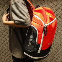 耐克双肩包男大容量时尚潮流高中大学生女休闲运动旅行电脑包背包(桔色)