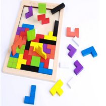 俄罗斯方块拼图 俄罗斯方块积木拼图 3-6岁儿童教玩具礼物(俄罗斯方块)
