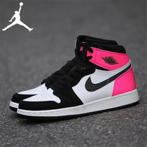 耐克女款蓝球鞋 Nike Air Jordan 1乔1情人节反光白粉休闲板鞋 AJ1 3M运动鞋881426-009(图片色 40)