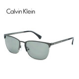 Calvin Klein卡尔文克莱恩太阳镜 CKJ122S 男女款时尚金属驾驶墨镜 潮人太阳镜(墨绿色)