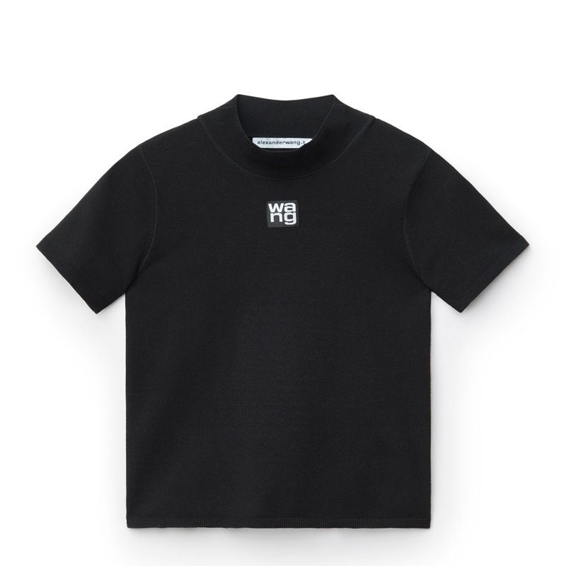 服饰亚历山大王黑色女士t恤4kc219100800102s码黑时尚百搭返回商品页