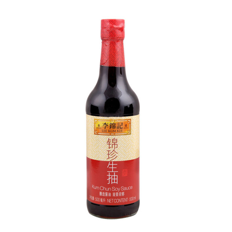 李锦记锦珍生抽(酿造酱油)500ml