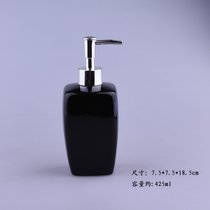 陶瓷乳液分装按压空瓶 家居酒店洗发水沐浴露洗手液护发素瓶(350黑色)