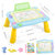 彩色磁性画板幼儿童磁性宝宝写字板婴儿小黑板1-2-3岁涂鸦板玩具(蓝色 海洋画板桌)