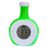 雨花泽（Yuhuaze）水能源电子时钟温度计 水元素发电免电池环保时钟 YHZ-90467(绿色)