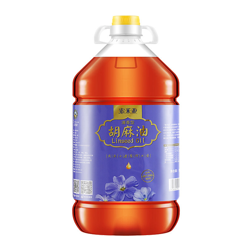 食用油索米亚清香胡麻油5l 国美超市甄选返回商品页 >