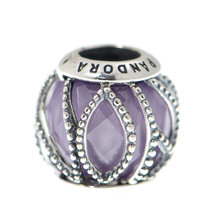 PANDORA潘多拉 紫色交织的光华925银串饰791968ACZ(紫色)