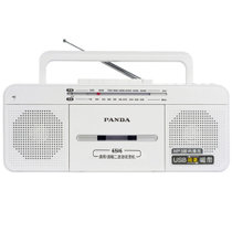 熊猫（PANDA）6516 便携式收录机 USB与磁带互相转录 支持U盘播放 调幅/调频收音