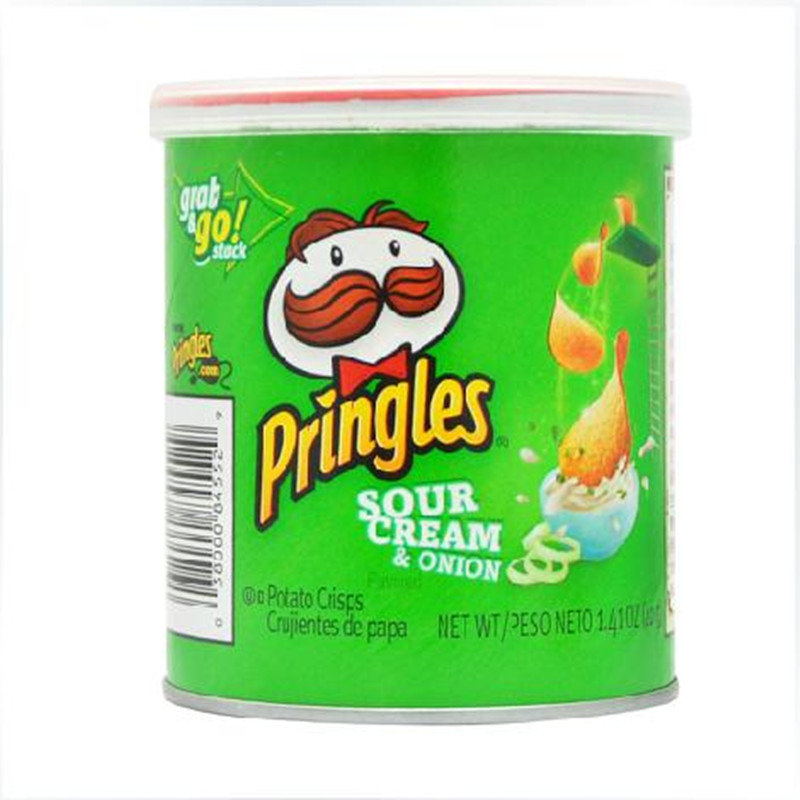 美国进口 pringles 品客薯片 洋葱味 40g 休闲零食