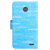 水草人 晶彩系列彩绘手机套外壳保护皮套 适用于中兴V765M/LEO/Q1肆(布纹字)