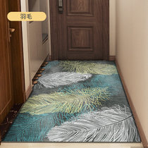 地垫入户门垫浴室防滑垫卫生间吸水地板垫玄关垫门口地毯门垫进门(羽毛 默认版本)