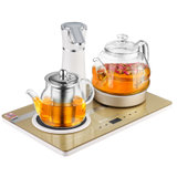 志高(CHIGO)  玻璃电热水壶烧水壶煮茶器 自动上水养生茶壶JBL-T2