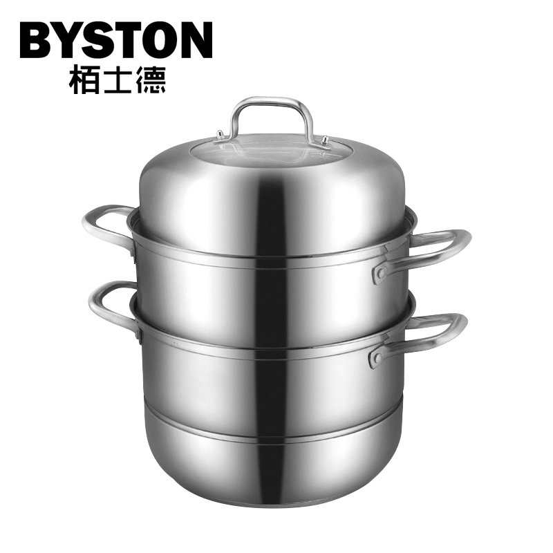 栢士德byston304不锈钢蒸锅维丁格28cm蒸锅bst086图片色28cm