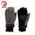 鹿皮保暖手套冬季滑雪防寒加厚手套拼接日用触屏手套户外骑行手套(灰黑色 XL)