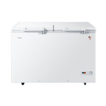 海尔（Haier）FCD-365HA 365升卧式商用双温双室冷冻冷藏冷柜双顶开门冰柜（白）