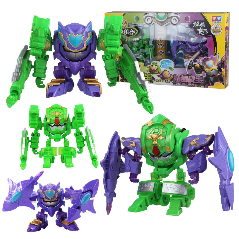 【益智玩具小果 葡萄战宝组合523503图片】奥迪双钻果宝特攻3 解锁