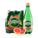 Perrier法国原装进口气泡矿泉水西柚味含气天然矿泉水500ml*6瓶 （塑料瓶）整箱