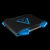 戴尔笔记本散热器底座15.617英游戏本电脑散热扇游匣支架通用(黑蓝)