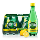 Perrier法国原装进口气泡矿泉水柠檬味含气天然矿泉水500ml*24瓶 （塑料瓶）整箱