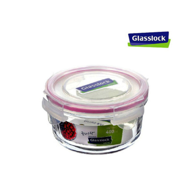 glasslock三光云彩韩国进口钢化钢化玻璃乐扣保鲜盒碗饭盒rp525 400ml