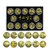 昊藏天下  一轮十二生肖流通纪念币 生肖币流通币纪念币 十二生肖纪念币大全套方盒装