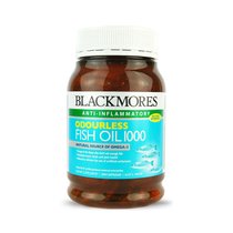 Blackmores无腥味深海鱼油软胶囊200粒