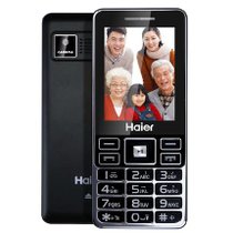Haier/海尔M319直板老人机通话自动录音微信待机王老人商务手机(黑色)
