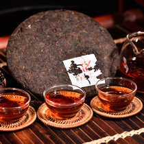 茶叶 普洱茶 熟茶 饼茶357g
