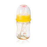 米菲 仿真乳感宽口径PES奶瓶120ml（附防胀气自动吸管） BB00904