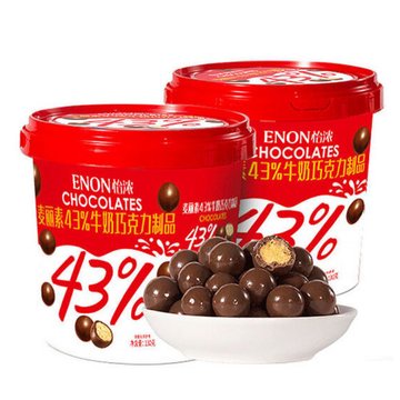 怡浓43麦丽素130g2桶可可脂