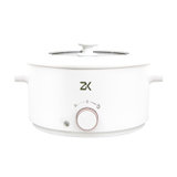 ZK电煮锅白RW-90A 容量3L+3L大容量