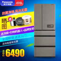 松下(Panasonic) 498升 多门家用电冰箱风冷无霜 银离子 静音节能 酷雅银 新款NR-EE50TP1-S