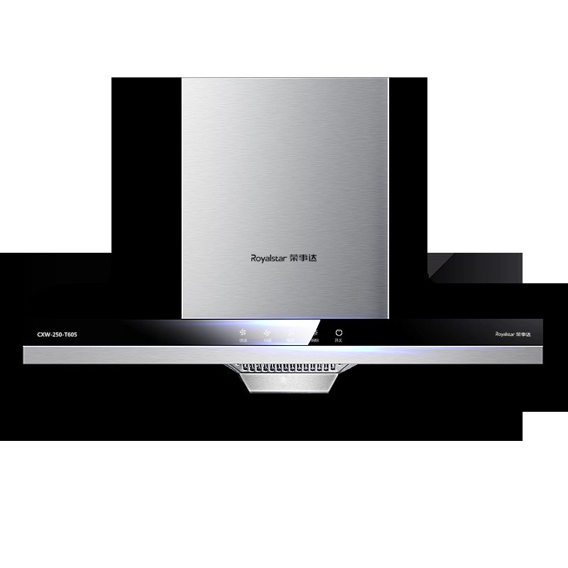 油烟机荣事达royalstart605油烟机双滤网滤烟顶吸式吸油烟机触控欧式