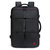 双肩包 男女电脑背包超大容量旅行包书包背包(黑色)
