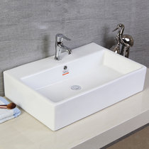 多美吉卫浴0.7米长方形艺术盆 台上盆 洗脸盆 洗面盆 洗手台8309(单盆+套餐)