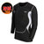 REA 男式 REA男式加绒保暖紧身T恤AJ1617-001(黑色 XXL)