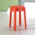 塑料凳子家用成人加厚圆凳现代简约北欧餐凳可螺叠板凳收纳网红凳(状元红【升级出口加大版】旋风凳)