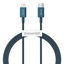 倍思(Baseus) Type-c苹果数据线 PD20W快充数据线 1米/2米加长(1米蓝色)