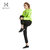 美国HOTSUIT暴汗服女健身服套装运动跑步大码控体服发汗服爆汗服6540903(荧光绿 3XL)